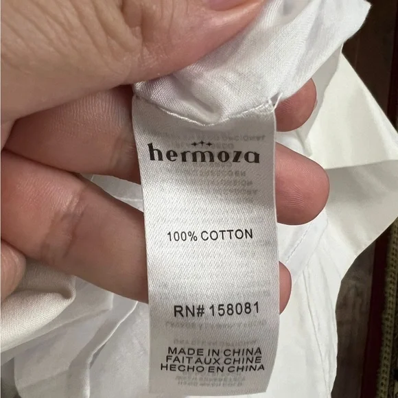 NWT Hermoza – Magdalena Short Sleeve Mini Dress in White Size XS - Picture 5 of 10